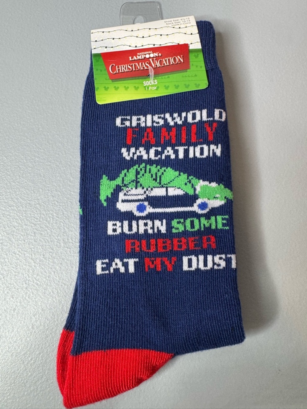 National Lampoon's Christmas Vacation Griswold Family burn some rubber eat my